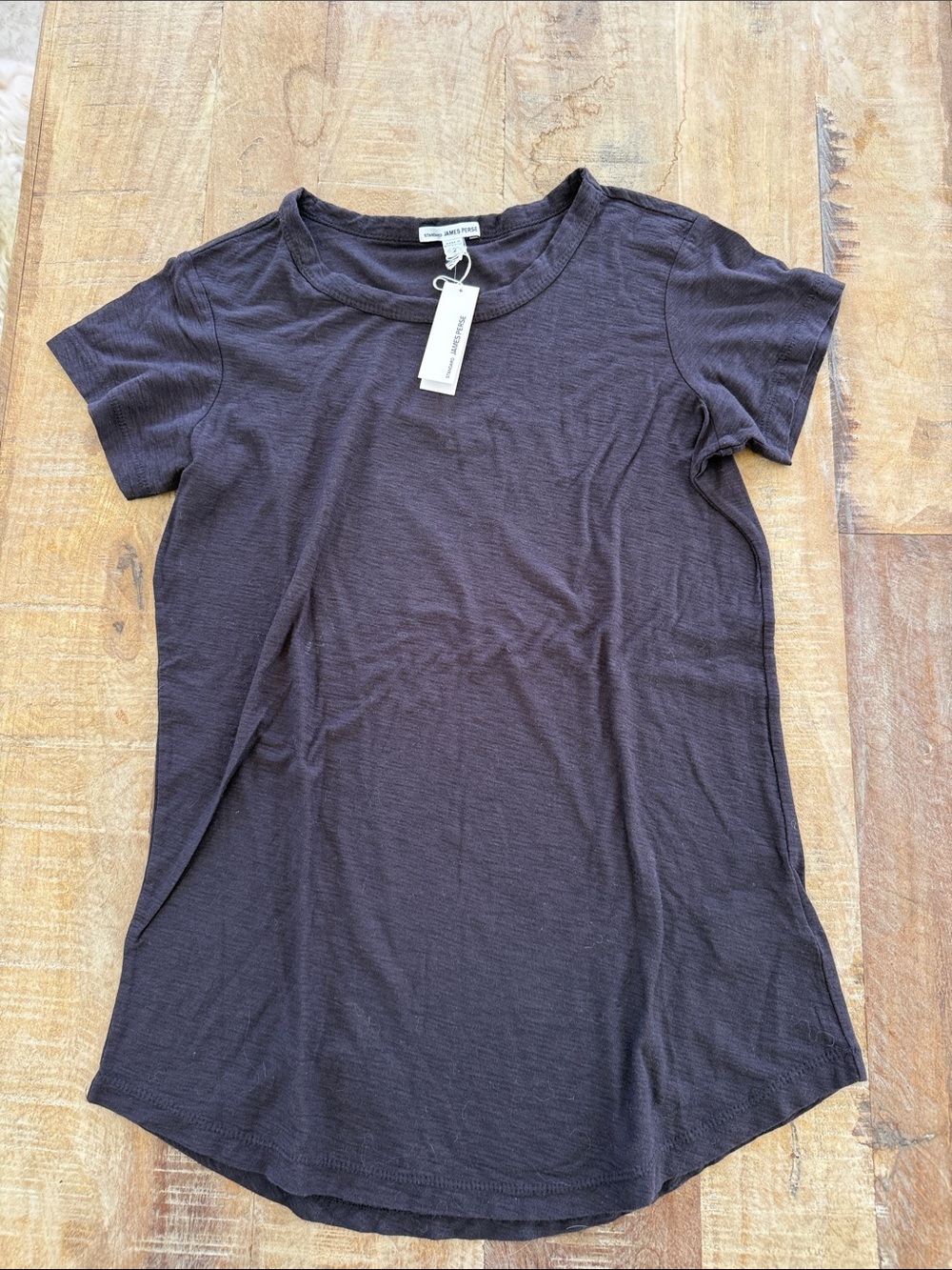 James Perse crew neck tee. Size 2. New with tag.